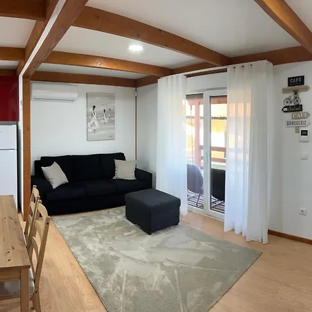 Feriehus Acolhedora Casa De Ferias T2 Com Espaco Exterior *